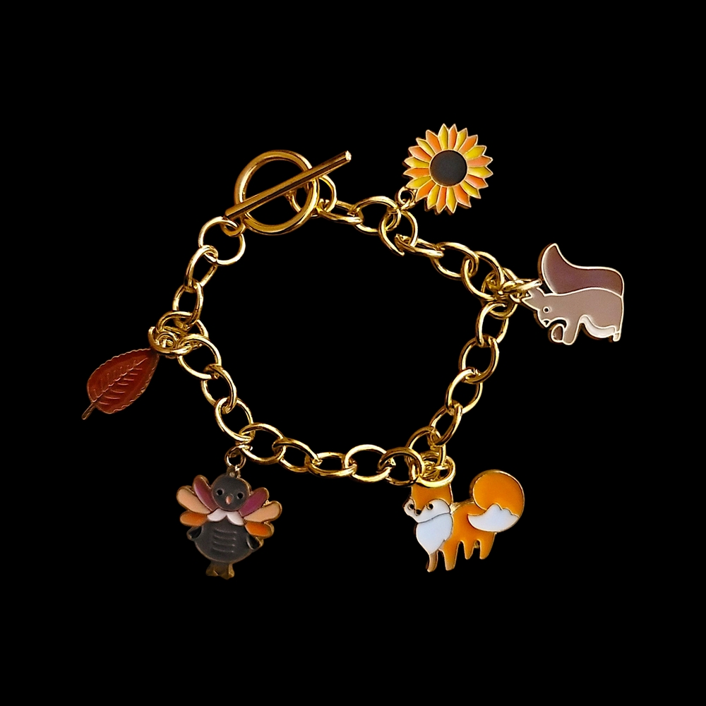 Woodland Harvest Charm Bracelet